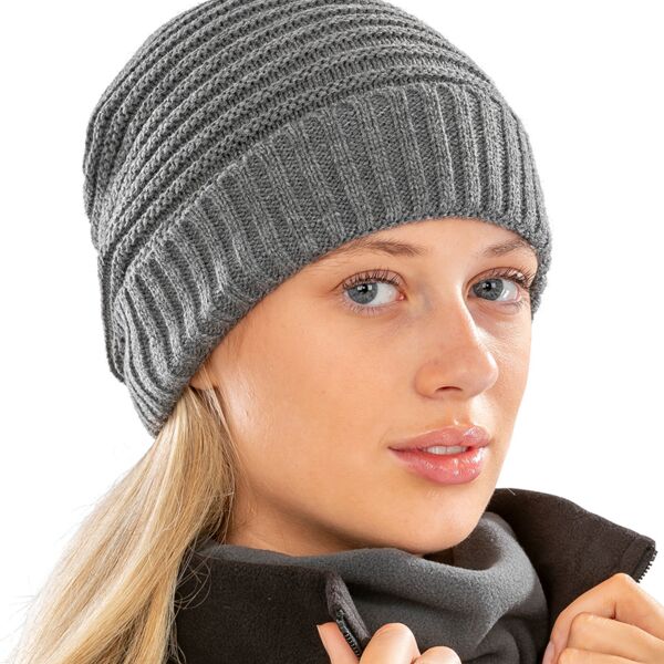 Result Braided Fleece Lined Hat Thumbnail