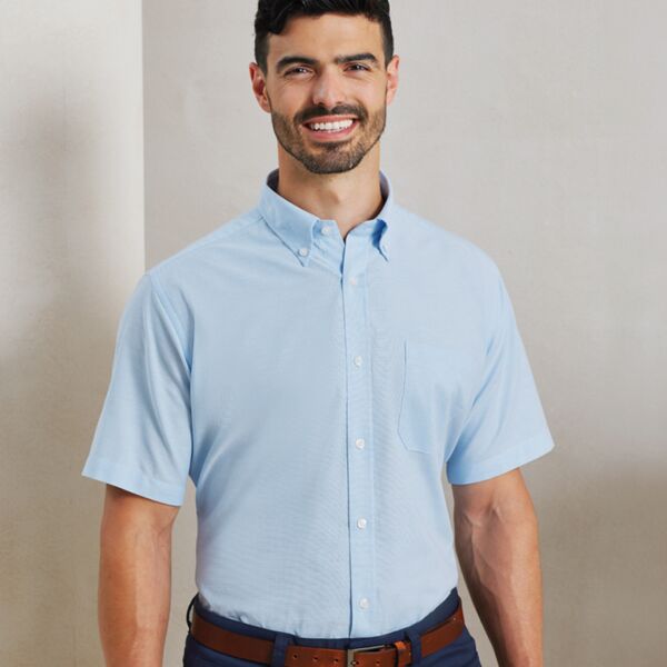 Medlock Premier Signature Short Sleeve Oxford Shirt Thumbnail