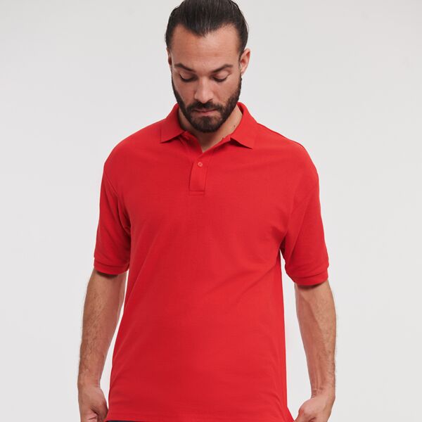 Medlocks Russell Poly/Cotton Piqué Polo Shirt Thumbnail